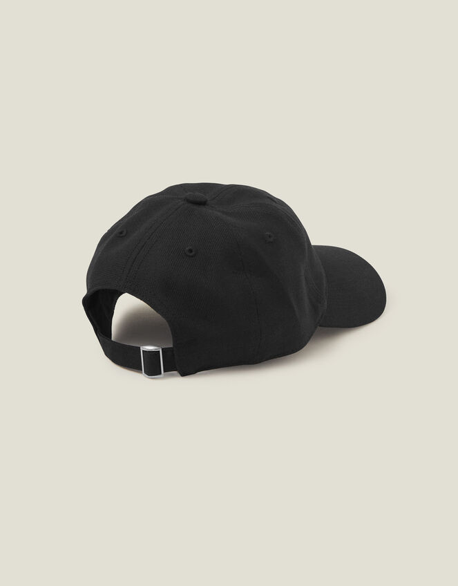 Twill Baseball Cap, Black (BLACK), large