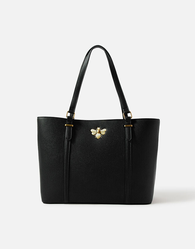 Britney Bee Tote Bag, Black (BLACK), large