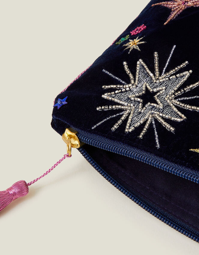 Large Embellished Star Pouch, , large