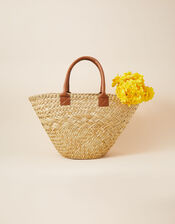 Large Straw Basket Shoulder Bag , , large