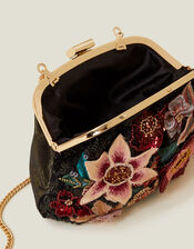 3D Floral Clutch Bag, , large