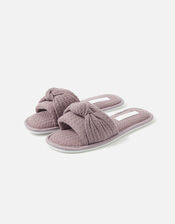 Waffle Twist Mules, Mink (MINK), large