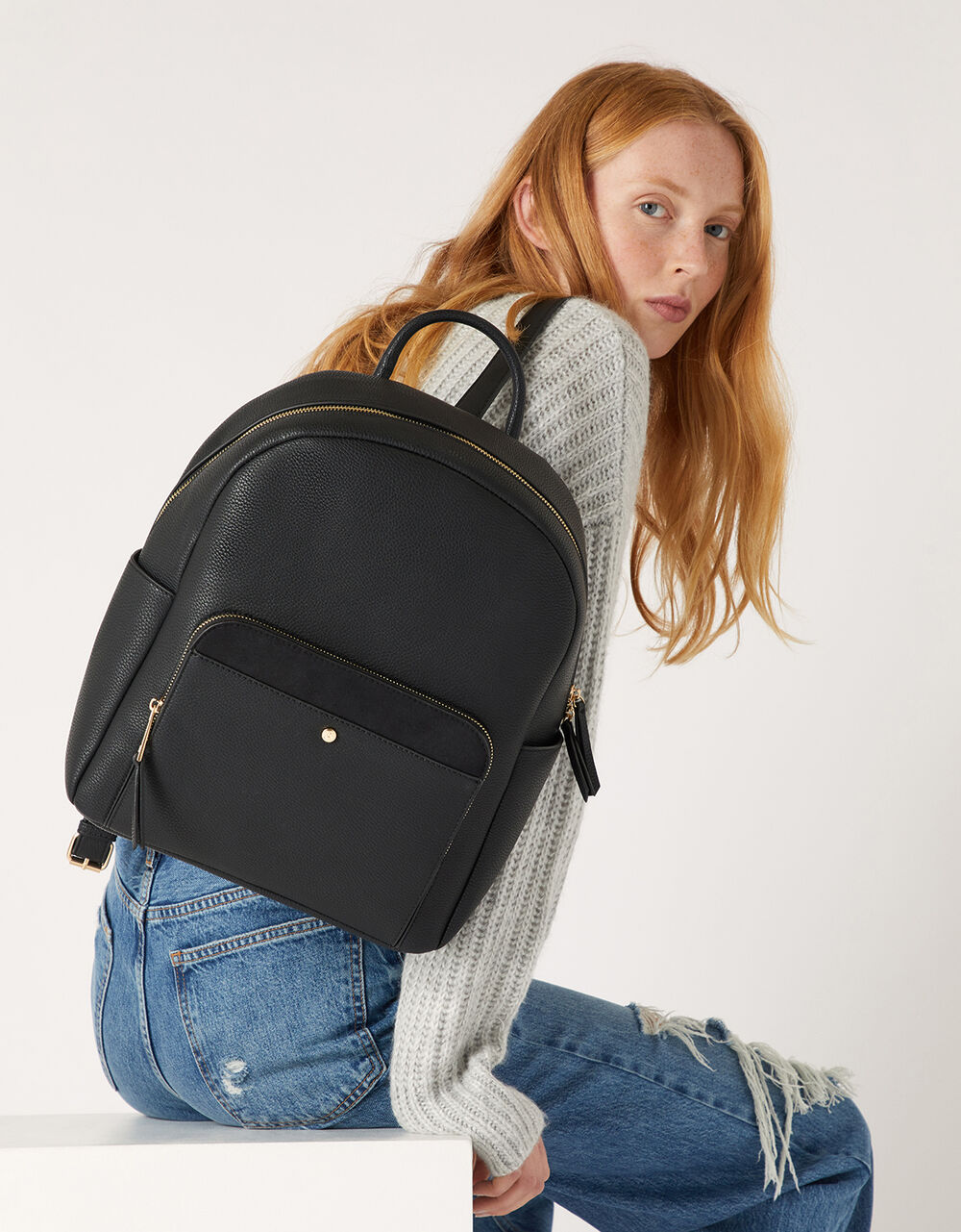 Nikki Dome Backpack Black | Backpacks | Accessorize Global