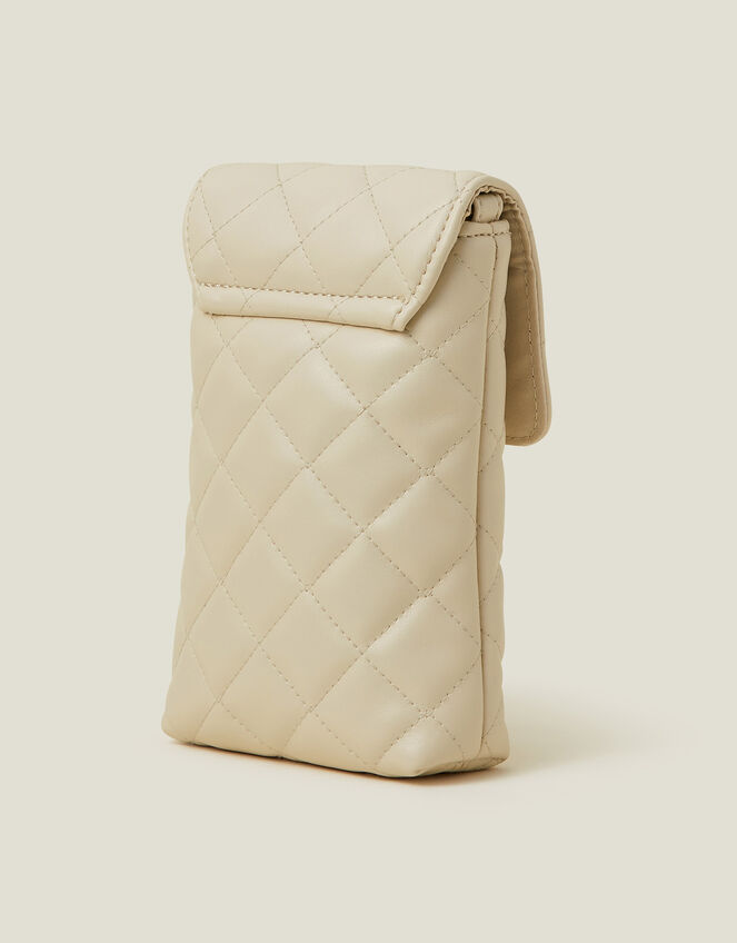 Quilted Cross-Body Phone Bag, , large