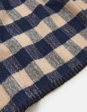 Checkered Blanket Scarf, , large