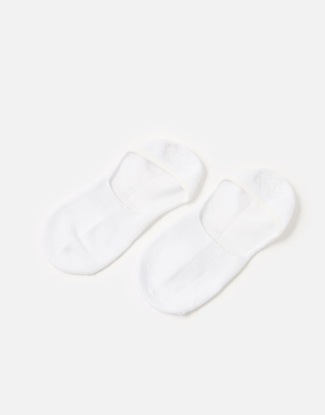 Super-soft Bamboo Footsie Sock Multipack , White (WHITE), large
