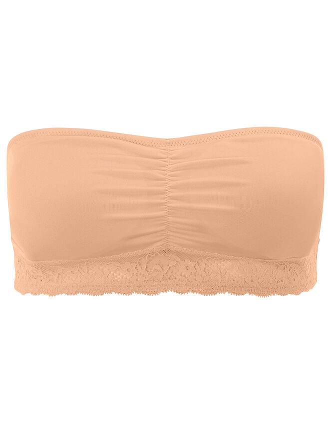 Lace Bandeau Bra, Nude (NUDE), large