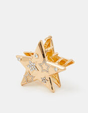 Metal Star Claw Clip, , large