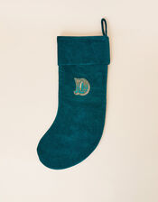 Embroidered Initial D Stocking, , large