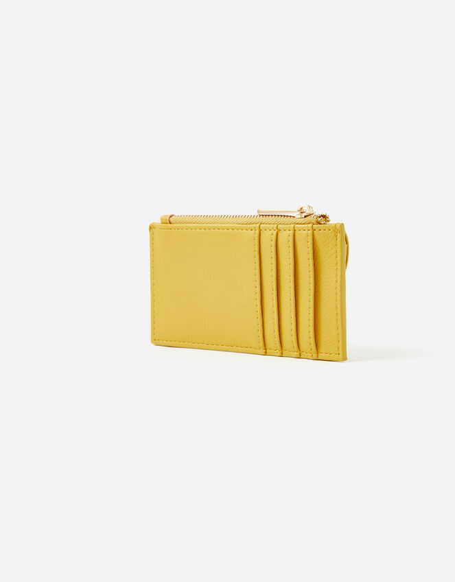 Front Flap Card Holder , Yellow (OCHRE), large