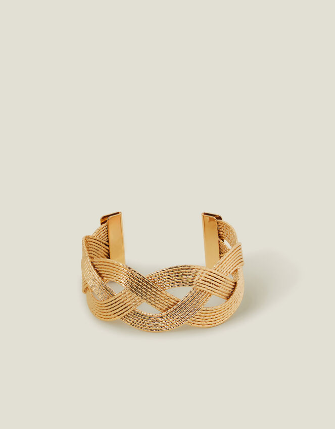 Plait Textured Bangle , , large