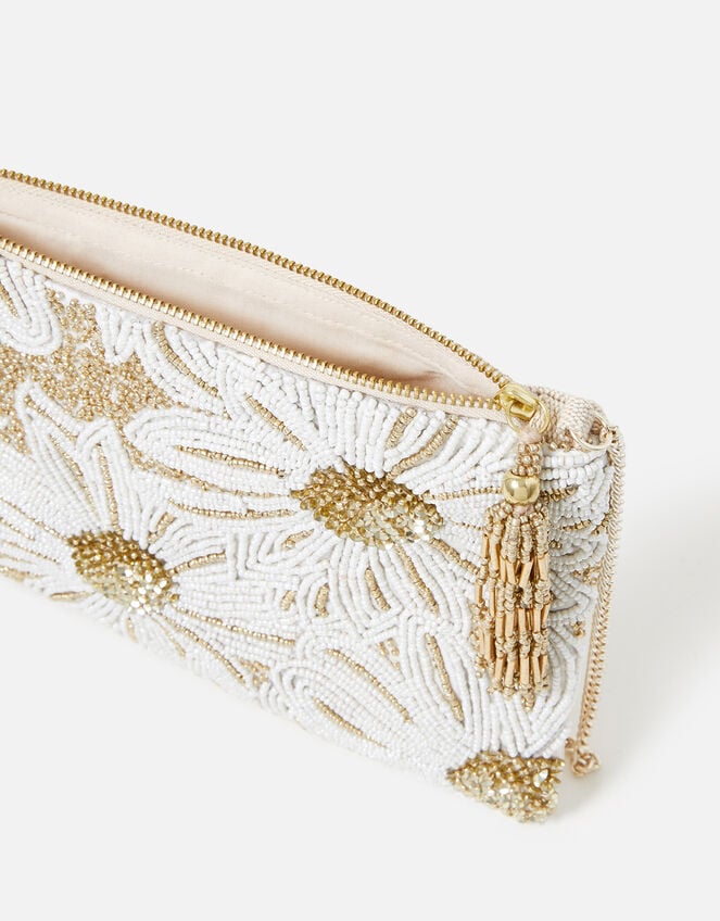 Animal Beaded Clutch Bag, , large