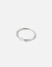 Sterling Silver Cloud Ring, Silver (ST SILVER), large