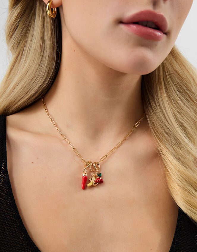 3-Pack Fruit Jewellery Charms, , large