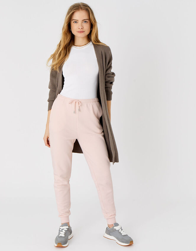 Lounge Sweat Joggers in Organic Cotton, Pink (PALE PINK), large