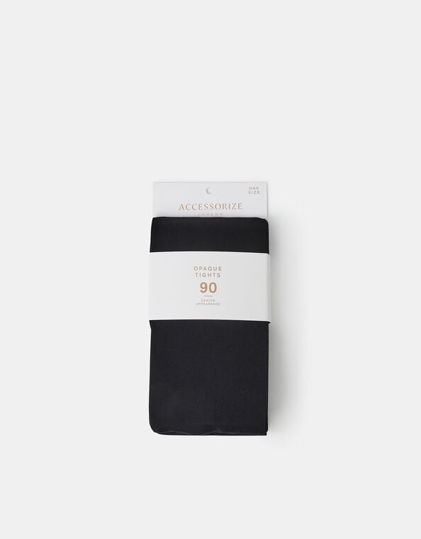 90 Denier Opaque Tights, , large