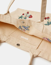 Strawberry Embellished Shopper Bag, , large