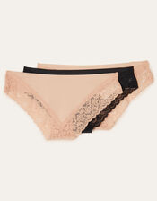 No VPL Brazilian Briefs Set of Three, Multi (ASSORTED), large