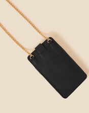 Chain Phone Bag, Black (BLACK), large