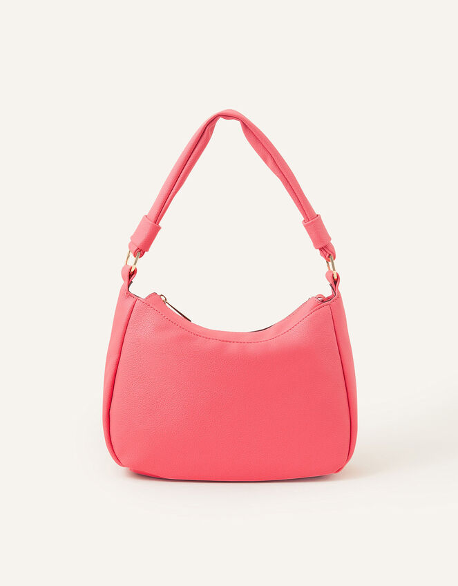 Small Scoop Shoulder Bag, Orange (CORAL), large