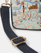London Print Phone Bag, , large