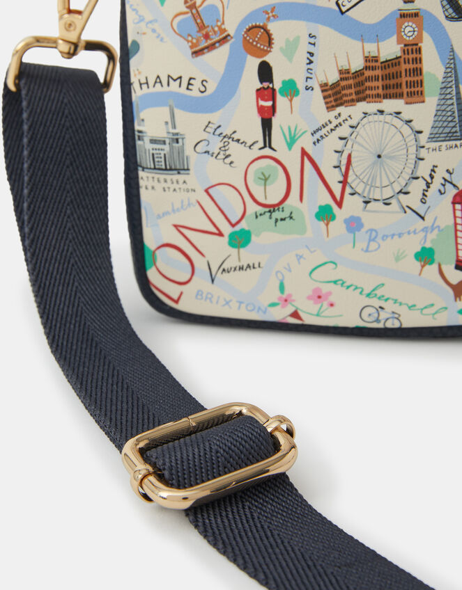 London Print Phone Bag, , large