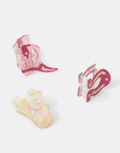 3-Pack Mini Cowboy Claw Clips, , large