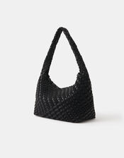 Large Woven Shoulder Bag, , large