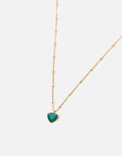 14ct Gold-Plated Birthstone Necklace, Gold (GOLD), large