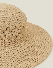 Loose Weave Floppy Hat, , large