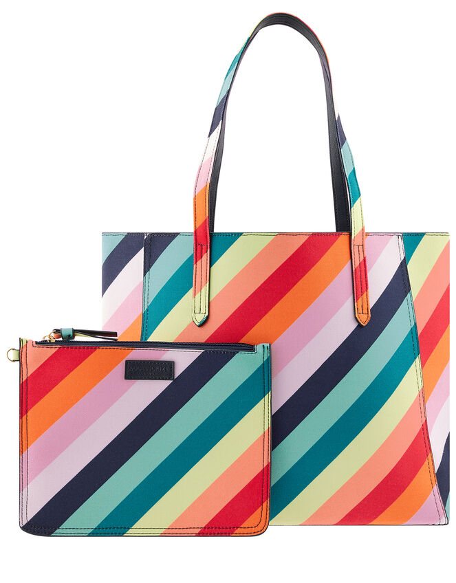 Reversible Rainbow Tote Bag, , large