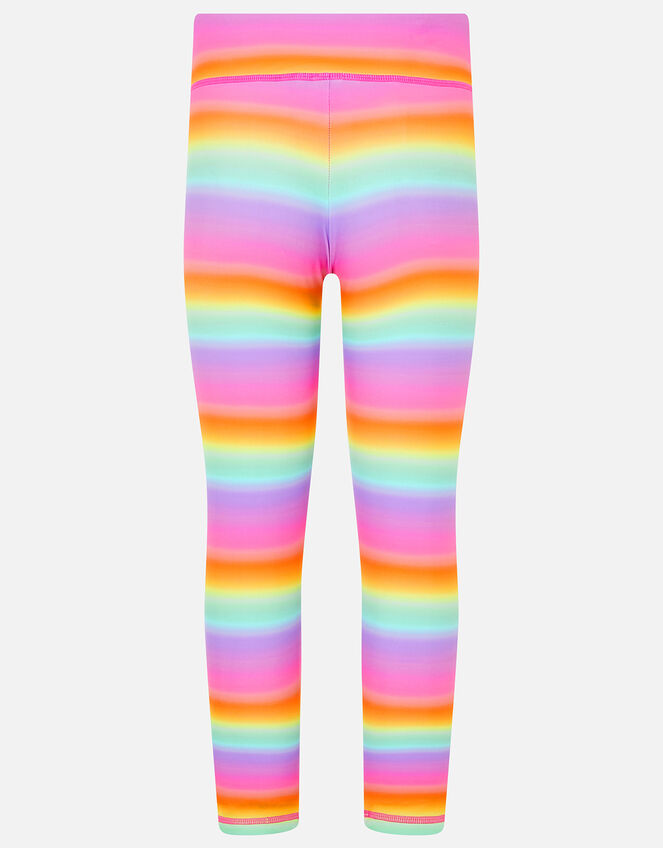 Girls Rainbow Ombre Leggings, Multi (BRIGHTS-MULTI), large