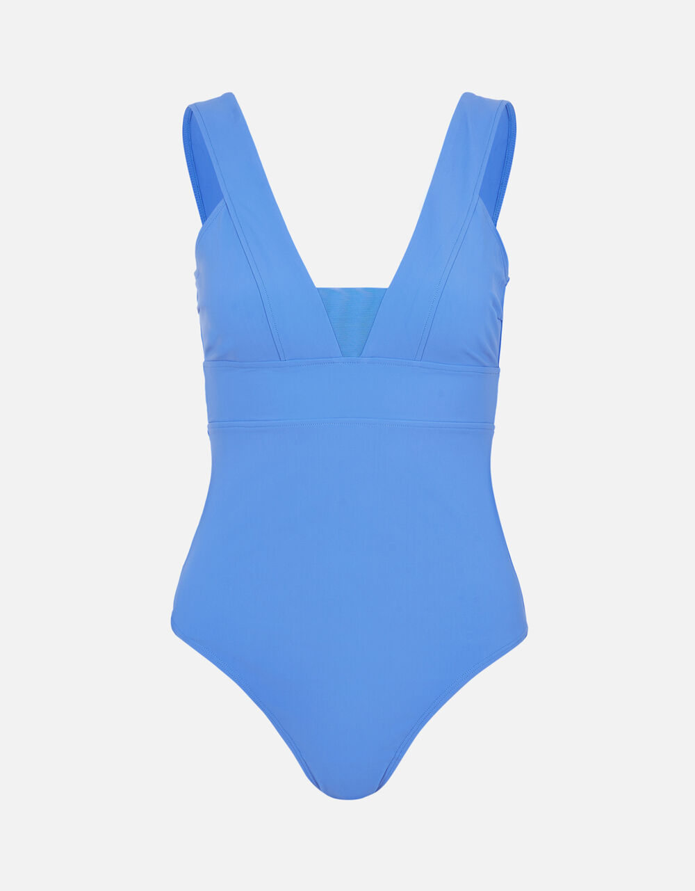 Lexi Plunge Shaping Swimsuit Blue | Swimsuits | Accessorize UK