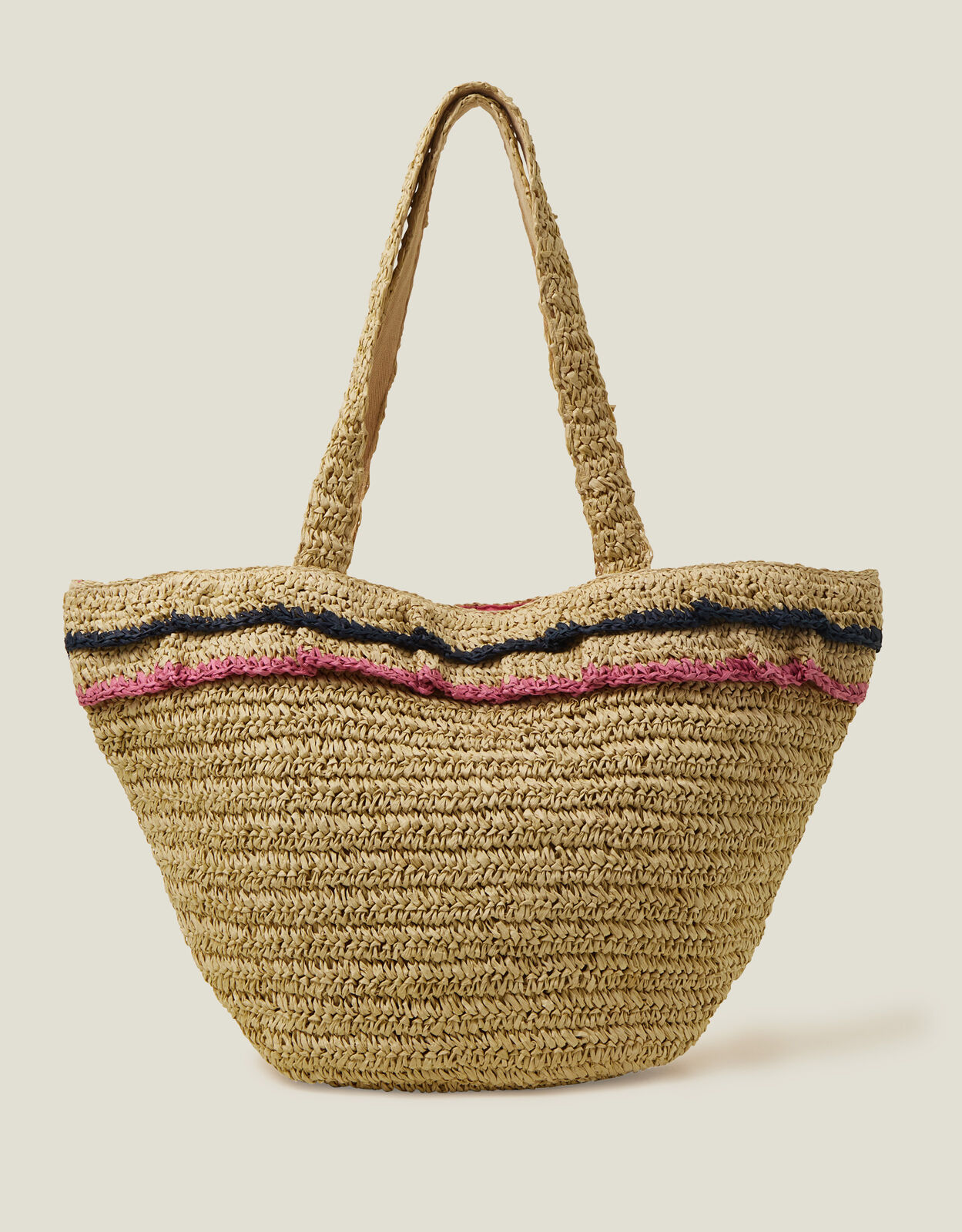 Women s Beach Holiday Bags Tote Woven Accessorize UK