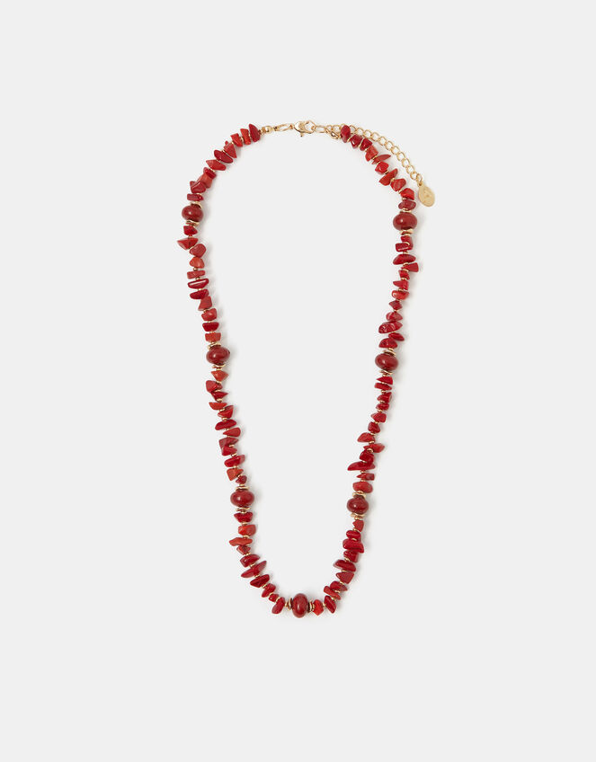 Stone Bead Necklace, , large