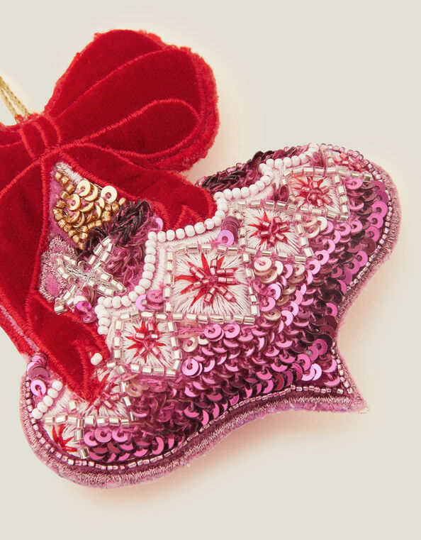 Embellished Bauble Hanging Decoration, , large