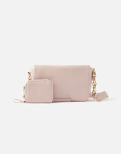 Charli Chain Cross-Body Bag, Pink (PINK), large