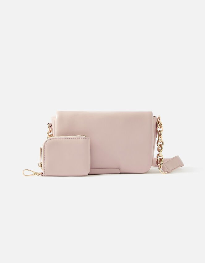 Charli Chain Cross-Body Bag, Pink (PINK), large
