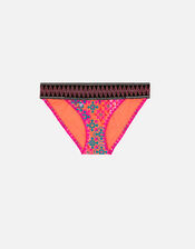 Heatwave Tile Elasticated Bikini Briefs, Multi (BRIGHTS-MULTI), large