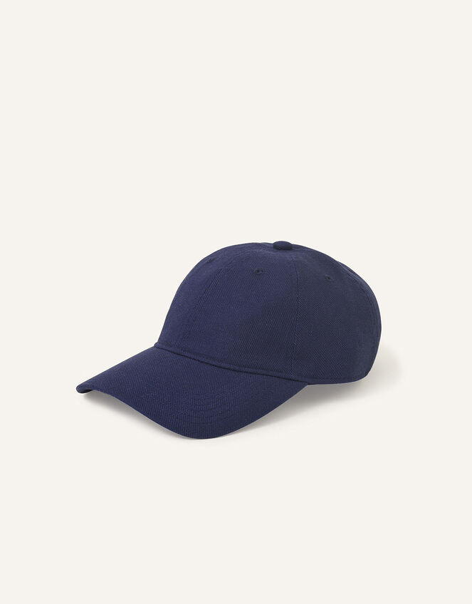 Twill Baseball Cap, Blue (NAVY), large