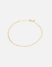 14ct Gold-Plated Chain Anklet, , large