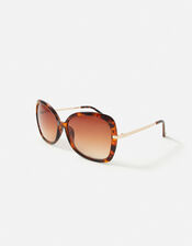 Sophie Metal Detail Square Sunglasses , , large