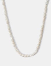 14ct Gold-Plated Seed Pearl Necklace, , large