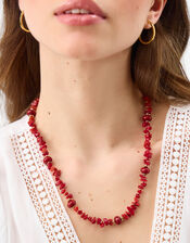 Stone Bead Necklace, , large