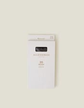 20 Denier Control Top Tights, Black (BLACK), large