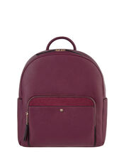 Nikki Dome Backpack, Red (BURGUNDY), large