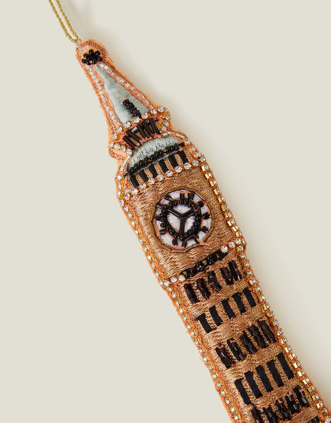 Embellished Big Ben Christmas Tree Decoration, , large