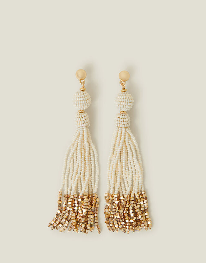 Tassel Drop Earrings, , large