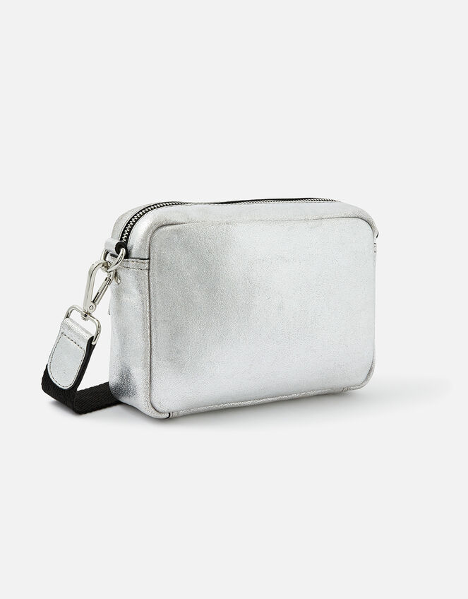 Leather Cross-Body Camera Bag, , large