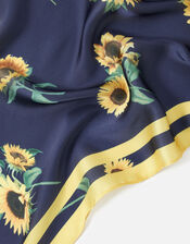 Sienna Sunflower Small Satin Square Scarf, , large